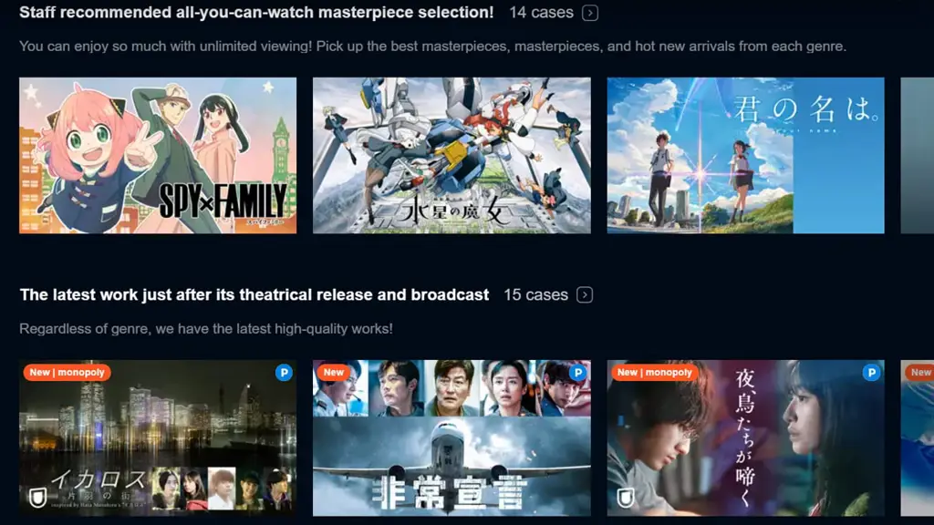 Gambar beberapa logo platform streaming anime legal