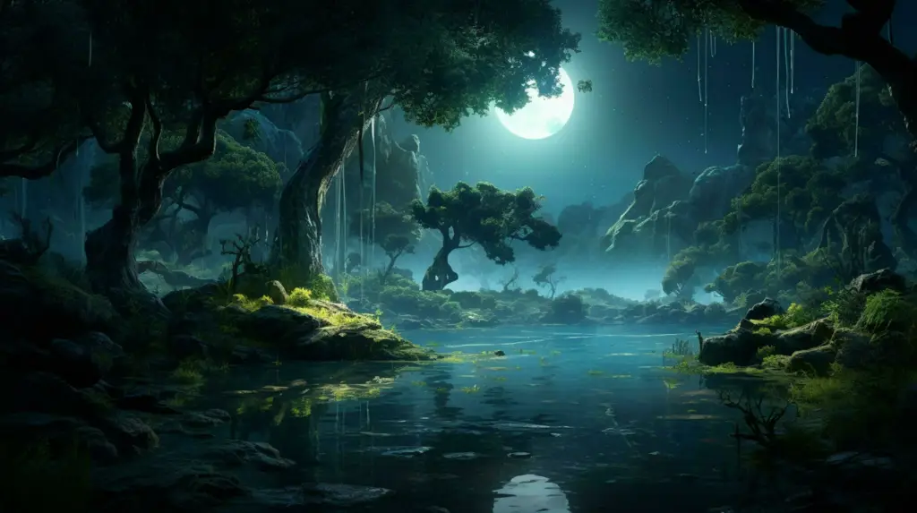 Keindahan latar anime Pemandangan indah dalam anime