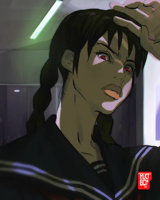 Potret Sayuri, pemburu dhampir yang tangguh Karakter utama Sayuri dalam anime Blood: The Last Vampire