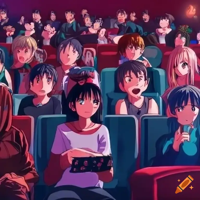 Menonton Anime Bersama Teman Gambar teman-teman menonton anime bersama