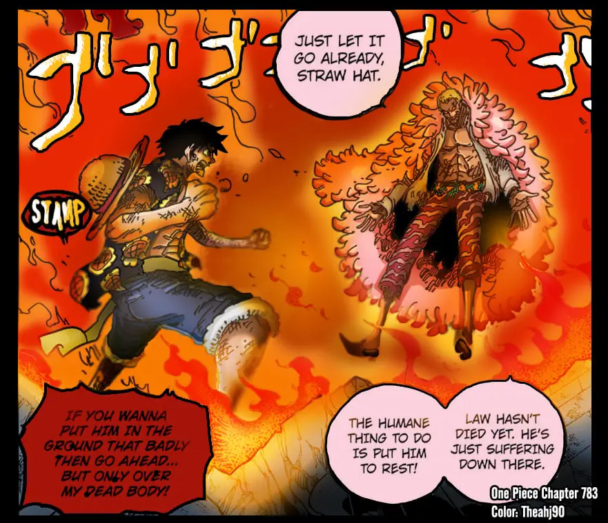 Gambar anime aksi yang seru Karakter anime sedang bertarung dengan penuh aksi.