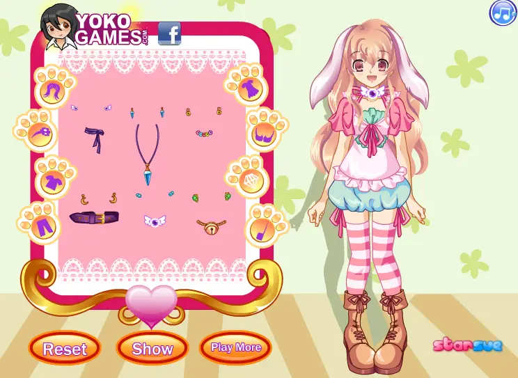 Menikmati keseruan game anime online Gambar seorang gadis anime sedang bermain game online